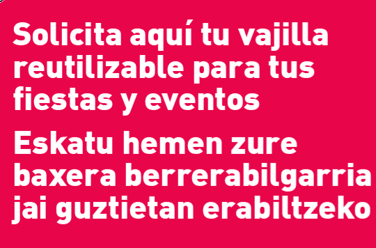 Vajilla reutilizable